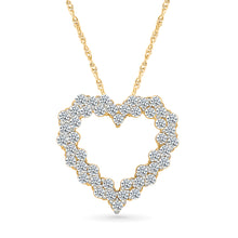 Heart To Heart Gold & Diamond Pendant