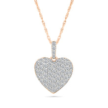 Radiant Heart Gold & Diamond Pendant