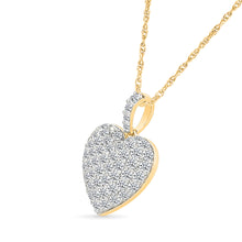 Radiant Heart Gold & Diamond Pendant
