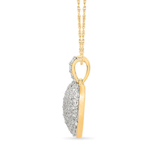 Radiant Heart Gold & Diamond Pendant
