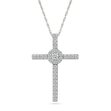 Mercy Gold & Diamond Cross Pendant