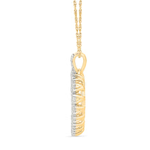 Sunshine Heart Gold & Diamond Pendant