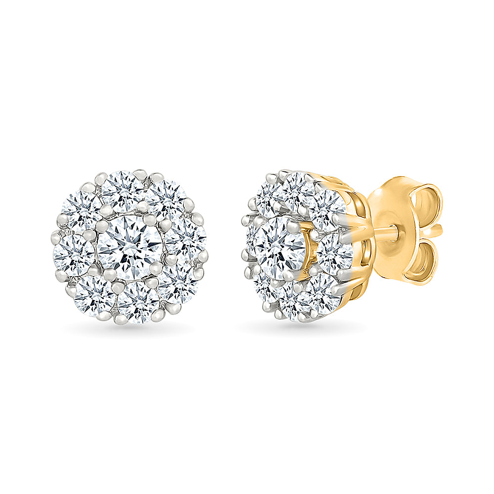 Roni Gold & Diamond Earrings