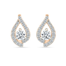 Zahra Essence Gold & Diamond Earrings
