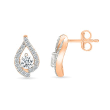 Zahra Essence Gold & Diamond Earrings