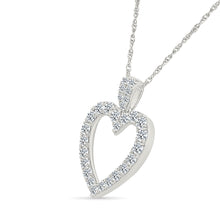 Glimmer Heart Diamond Pendant
