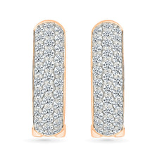 Collinear Gold & Diamond  Earrings