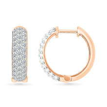 Collinear Gold & Diamond  Earrings