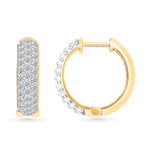Collinear Gold & Diamond  Earrings
