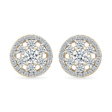 Amina Grace Gold & Diamond Earrings
