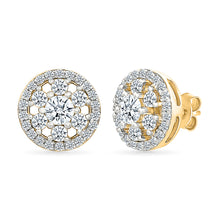 Amina Grace Gold & Diamond Earrings