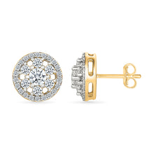 Amina Grace Gold & Diamond Earrings