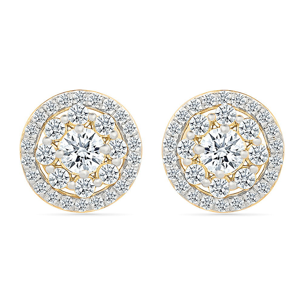 Hiba Harmony Gold & Diamond Earrings