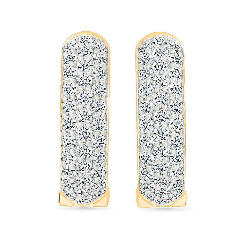 Efficax Gold & Diamond Earrings