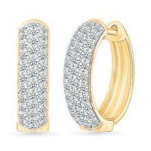 Efficax Gold & Diamond Earrings