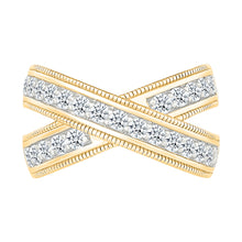 Flaunt Wave Gold & Diamond Ring