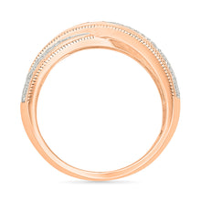 Flaunt Wave Gold & Diamond Ring