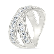 Flaunt Wave Gold & Diamond Ring