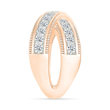 Flaunt Wave Gold & Diamond Ring