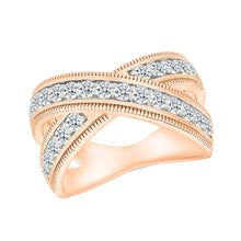 Flaunt Wave Gold & Diamond Ring