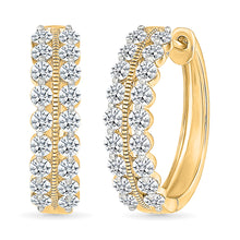 Spectacular Gold & Diamond Earrings