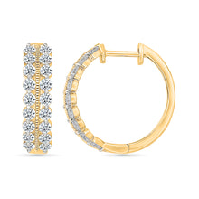 Spectacular Gold & Diamond Earrings