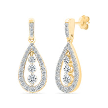 Alya Gold & Diamond Earrings