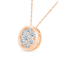 Affection Round Gold & Diamond Pendant