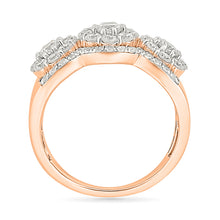 Dazzling Floral Diamond Ring
