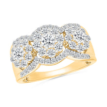 Dazzling Floral Diamond Ring