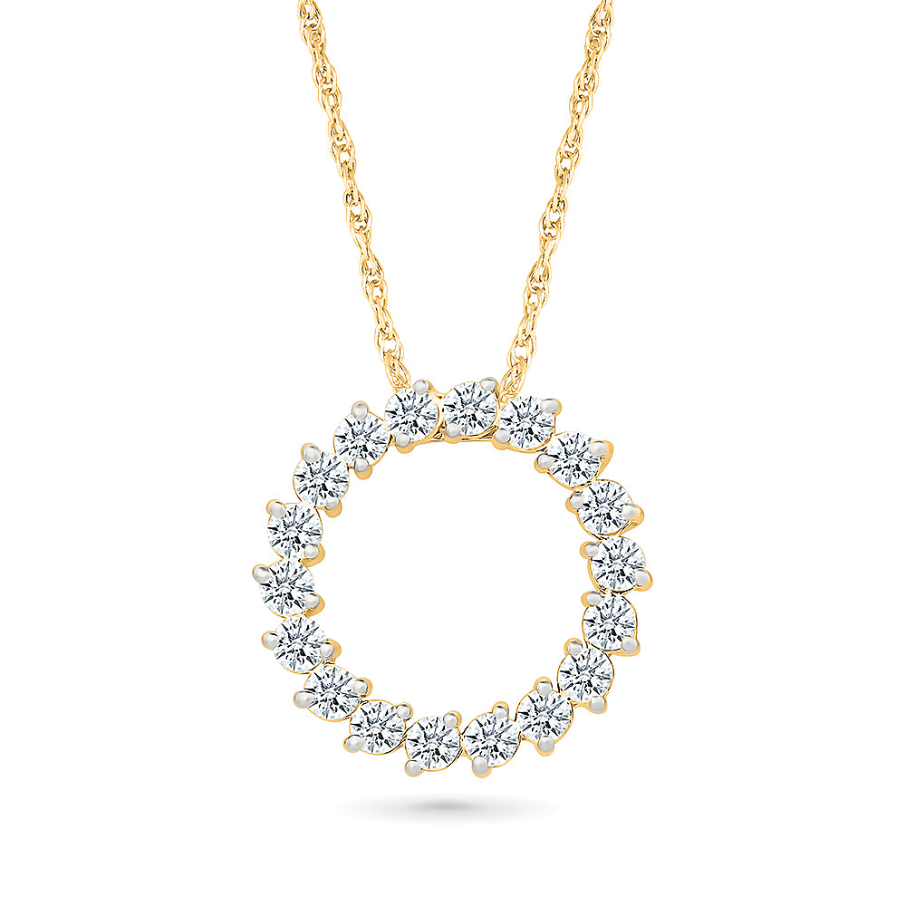 Sparkling Timeless Diamond Pendant