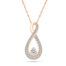 Infinity Gold & Diamond Pendant