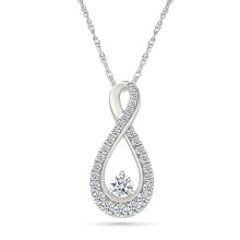 Infinity Gold & Diamond Pendant