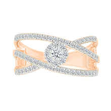 Celestial Orbiting Diamond Twist Ring