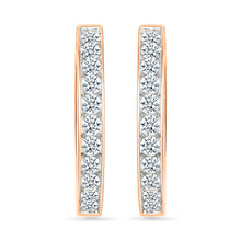 Eternity Band Hoops Earrings