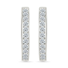 Eternity Band Hoops Earrings