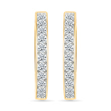 Eternity Band Hoops Earrings