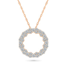 Gleaming Diamond Orbit Pendant