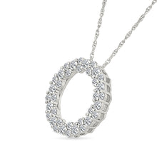 Gleaming Diamond Orbit Pendant