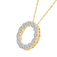 Gleaming Diamond Orbit Pendant