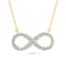 Glittering Infinity Love Diamond Necklace
