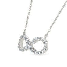 Glittering Infinity Love Diamond Necklace