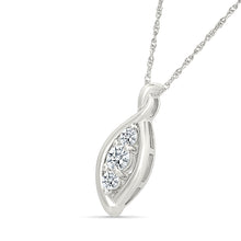 Oval Shape Diamond Pendant