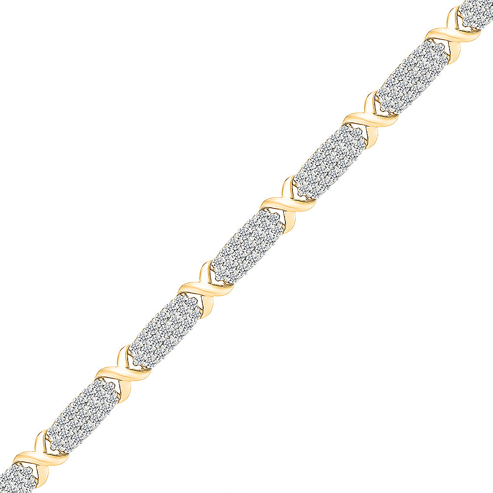 Flexure Gold & Diamond Bracelet