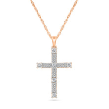 Celestial Halo Cross Pendant