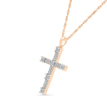 Celestial Halo Cross Pendant
