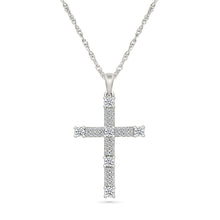 Celestial Halo Cross Pendant