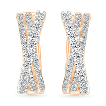 Criss Gold & Diamond  Earrings