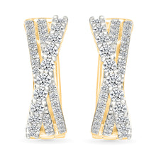 Criss Gold & Diamond  Earrings