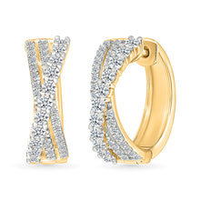 Criss Gold & Diamond  Earrings